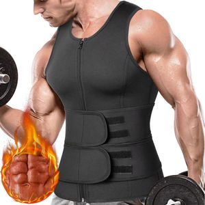 Herren-Körperformer, Herren-Schwitzweste, Sauna-Anzug, Taillentrainer-Weste für Gewichtsverlust, Schlankheits-Körperformer, Workout-Tanktops, Shapewear-Kompressionshemden 231212