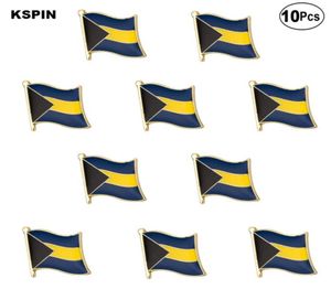 Pin de lapela da bandeira das Bahamas Emblema da bandeira Broche Pins Badges01238245517