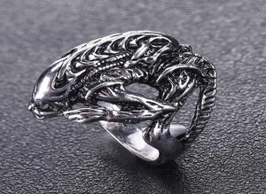 Продажа AVP Alien Punk Ring Warrior Rings Cool Jewelry Animal Skull Biker для мужчин и женщин7680066