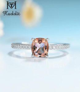 Kuololit Diaspore Zultanite Gemstone Rings for Women Girls Solid 925 Sterling Silver Wedding Engagement Topaz Emerald Sapphire 2018558919