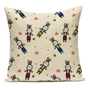 Pillow Cartoon Pilow Cases Useful Things For Home Decor Square Upholstery Bedroom Animal Art Chair Gamer Vintage Textile E2288