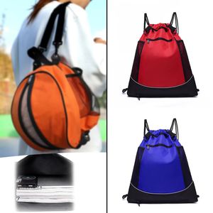 Balls Basketball Backpack Polyester Cloth Shoulder Messenger Bag Basketball Net Bag Volleyball Football Bag 231213