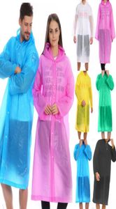 Unisex Fashion EVA Women Raincoat Thickened Waterproof Rain Coat Women Clear Transparent Camping Waterproof Rainwear Suit New29808106975