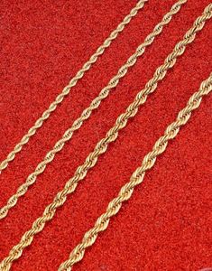 男性向けの金色のネックレスチェーン女性ロープ高品質のジュエリーチェーン3273575