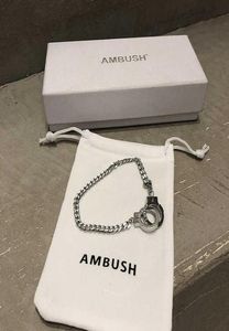 2020 Hiphop Jewelry Gifts Ambush Women Men Handcuffs Style Bracelet Bangle Alyx Ambush Fashion Bracelets Female Male Q07172986408