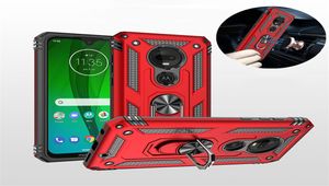 Dla Motorola Moto G6 G7 Plus G8 Power Lite G9 Play Case Magnetyczne uchwyt uchwytu pierścienia magnetycznego dla Moto E5 E6 E6S E6I E7 Power 2021 Case4242629