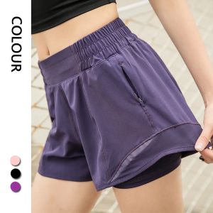 Hotty Hot Yoga Shorts 4 Inseam Loose Fit Running Sports Short Quick-drying Woven Fitness Breathable Gym Clothes Women Pants