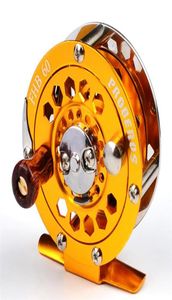 2018 Top Quality Fishing Reel Exported to Japan Glod color Fly Reel 34 128g Fly Fishing Wheel Diameter 60mm3103980