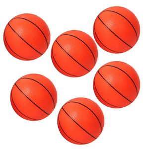 Balls 6pcs 10cm Mini Children Inflatable Basketballs With Pump Small Basketball Kids Indoor Outdoor Sports Toy Parent-child Games 231213