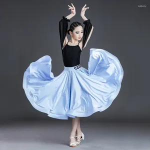 Scen Wear Ballroom Dance Dress for Girls Waltz Dancing Performance Costume Standard Tävlingskläder Tango Dancer Outfits 5675