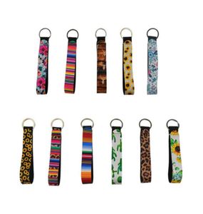 22 Designs Brankband Party Klapeta Kwiatowy Łańcuch Neopren Key Key Ring Wristlet Smycz Smycz na nadgarstek Krótka dłoń na Wome6090543