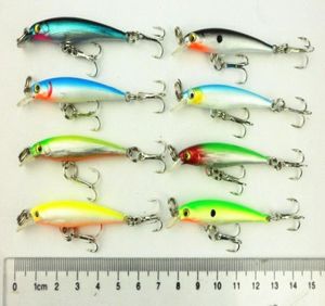 New arrival fishing tackle Crankbait Lure hard plastic lures Bait 5CM 21G 10 hooks minnow boat 50pcs MI058 1706808