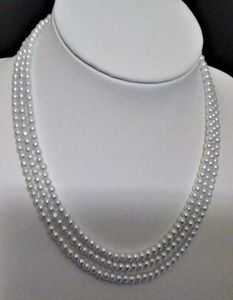 4mm 3 Strand Pearl Necklace012345678910111213146299649