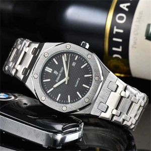 Stil Einfache Ap Uhren der besten Marke Armbanduhren Luxus-Top-Uhrengehäuse Business-Mode Freizeit Dreipoliges Multifunktions-wasserdichtes leuchtendes Stahlband