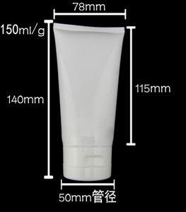 Intero pacchetto di tubi di plastica per contenitori cosmetici per bottiglie vuote da 150 ml con cappuccio ribaltabile4502551