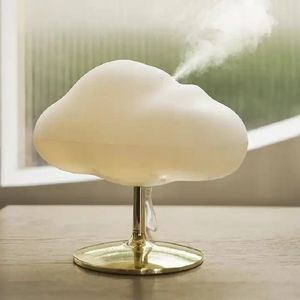 Essential Oils Diffusers Essential Oil Diffuser Cloud Air Humidifier Electric Ultrasonic Humidifier USB 270ml Aroma Diffuser For Household With LED Lamp 231213