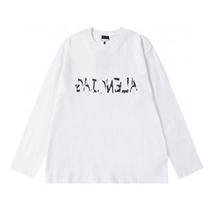 Kobiety projektantka z kapturem z kapturem Trend Street Hip Hop Style Alphabet Graffiti Długie rękaw Męskie i damskie T-shirt Relaksed Casual Casual