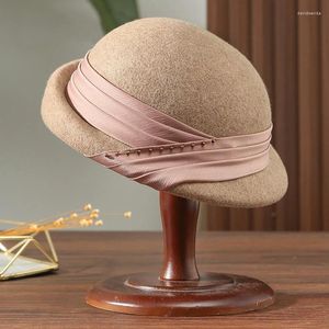 Berets Women Classic Autumn Winter Warm Wool Lady French Artist Painter Hat Fashion Elegant High Quality Beret