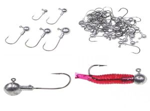 New Sharp Lead Hook Round Head Barb Fishing Hooks Equipment Men Jig Fishhook Fashion High Quality 0 63by P24840752