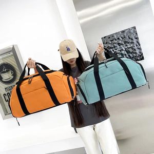 Duffel Bags With Dry Wet Pocket And Shoe Compartment Sports Gym Bag Casual Large Travel For Women Men Foldable Big Storage