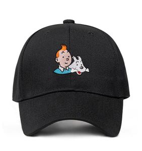 100% Cotton Dad hat Embroidered Baseball Cap Custom Strap Back Unisex Adjustable tin tin Snapback Women Men Hats4916335