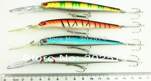 4 Färgfiske Lure Deep Swim Hard Bait Fish 125cm 14G Artificial Baits Minnow Fishing Wobbler Japan Pesca Fye0144706434
