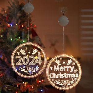2024 Christmas lights 16cm 3D hanging lights room decoration Christmas tree LED night lights arrangement window star festival lights led string.