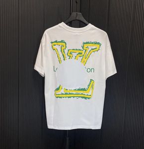 メンズTシャツデザイナーバンドTシャツファッションブラックアンドホワイト半袖高級プリントアルファベットTシャツアジアサイズS-4XL＃003