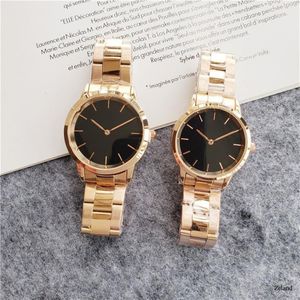 Selling Mens Watch 36mm Womens Watches 32mm Quartz Fashion Simple d&w Rose Gold Daniel's Wristwatches236D