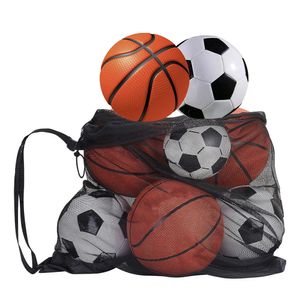 Bolls basketbollsfotboll Storage Mesh Bags Swimming Volleyball Ball Storage Net Bag Floats Ball Organizer för stranddelar 231213