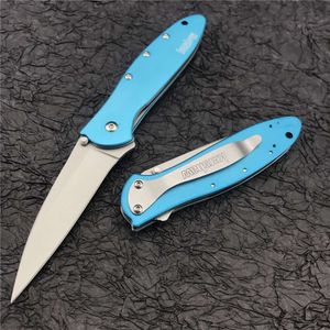 Every Day Carry KS 1660 Ken Onion Leek Assisted Flipper Pocket Folding Knife Stainless Steel Handles Sandvik 14C28N Blade