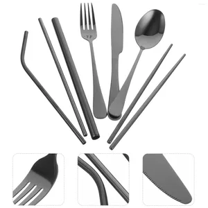 Set di stoviglie Stoviglie Set di posate occidentali Forchetta Cucchiaio Buffet Utensili da portata Forchette Kit bistecca Banchetto per feste