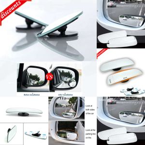 New Other Interior Accessories 2Pcs Car Convex mirror Wide Angle Blind Spot Mirror Parking Auto Motorcycle Rear View Adjustable Mirror Car Mirror 360 Degree