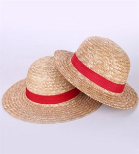 Luffy inteiro anime cosplay canotier plage chapeau homem mulher chapéu de halloween t2001166113032