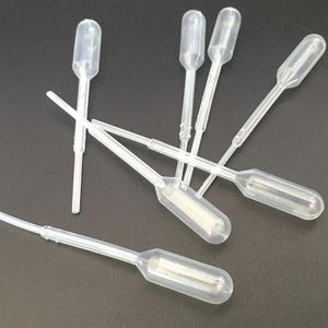 Storage Bottles 1800 Pieces 0 2ML Plastic Disposable Graduated Transfer Pipettes Eye Dropper Set Pipe Pipette School Experimental 267P