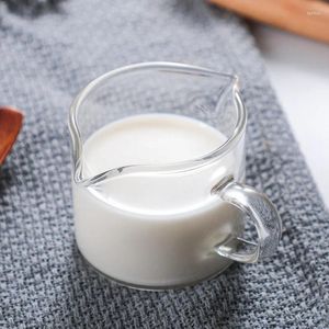 Tumbler Solmuş Toptan Cam Süt Kupası Konsantre Kahve Latte Çift Ağız