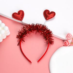 Fascia per capelli per San Valentino, cipolla dorata, polvere, primavera, amore, festa, matrimonio, cupido, paillettes, fascia universale per bambini