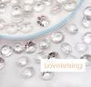 18 Colors Pick500pcs 10mm 4 Carat Clear White Diamond Confetti Faux Acrylic Bead Table Scatter Wedding Favors Party Decor6881140