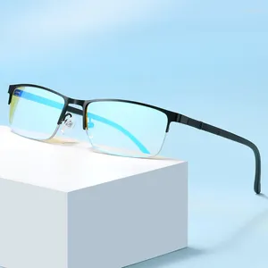 Sunglasses Business Color-blindness Glasses Men Half Frame Red Green Color Blind Corrective Colorblind Test Driver's License Eyeglasses Man