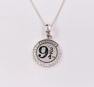 charms jewelry making Hary Poter Platform 9 34 925 Sterling silver couples dainty necklaces for women men girl boys sets pend4774852