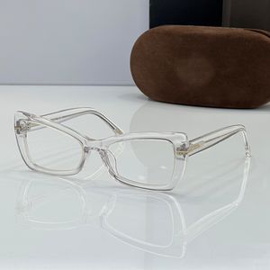 Transparenta glasögon Läsglasögon TF Kvinnor Solglasögon Understated Luxury Optical Frame Anpassningsbara receptlinser Presbyopia Spectakles glasögon