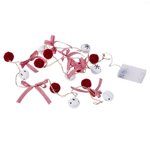 Cordas Vermelho e Branco Quente LED Luzes de Corda de Natal Festiva Corda de Árvore 18ft Fique Iluminada Ao Ar Livre