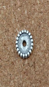 MIC 500st Antika silverprickar Rim Rondelle Spacer -pärlor 115x115mm DIY -smycken D322610056