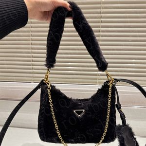 Designer Evening Bags Lambhair shoulder bag For Women Fashion Retro Female Shoulder Bag high quality Luxury Handbags three-piece