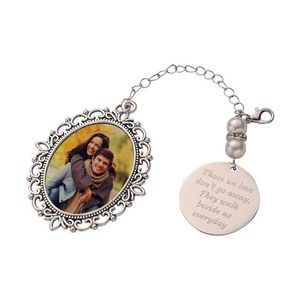 Anhänger Sublimation Abschlussfeier Personalisierte Kappe Quaste Anhänger Memorial PO Charms für Hochzeitsstrauß DIY Drop Lieferung Hausgarten A Dh5GH