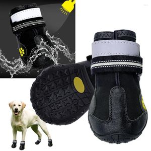 Abbigliamento per cani Scarpe riflettenti Calzini Stivali invernali Calzature Abbigliamento antipioggia Antiscivolo Antiscivolo Animale domestico per cani di taglia media Pitbull