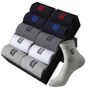 Sportsocken 20 Stück 10 Paar hochwertige Herren-Baumwolle, atmungsaktiv, schweißabsorbierend, mittig, Schwarz, Deodorant, Werbegeschenk, Socke 231212