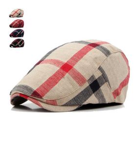 Klassisk Englad -stil basker Caps för män Kvinnor Casual Unisex Sports Caps Cotton Berets Hats Boina Casquette Flat Cap8515493