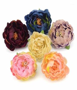 100st 5 cm billig konstgjord siden Peony Flower Heads For Wedding Home Decoration Diy Corsage Wreath Craft Fall Livid Fake Flowers16358882