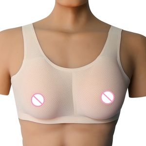 乳房形状現実的な偽のシリコーン胸胸室シーメーレトランスジェンダーのコスプレ保護具乳房切除術のクロスドレッサー胸肉231211